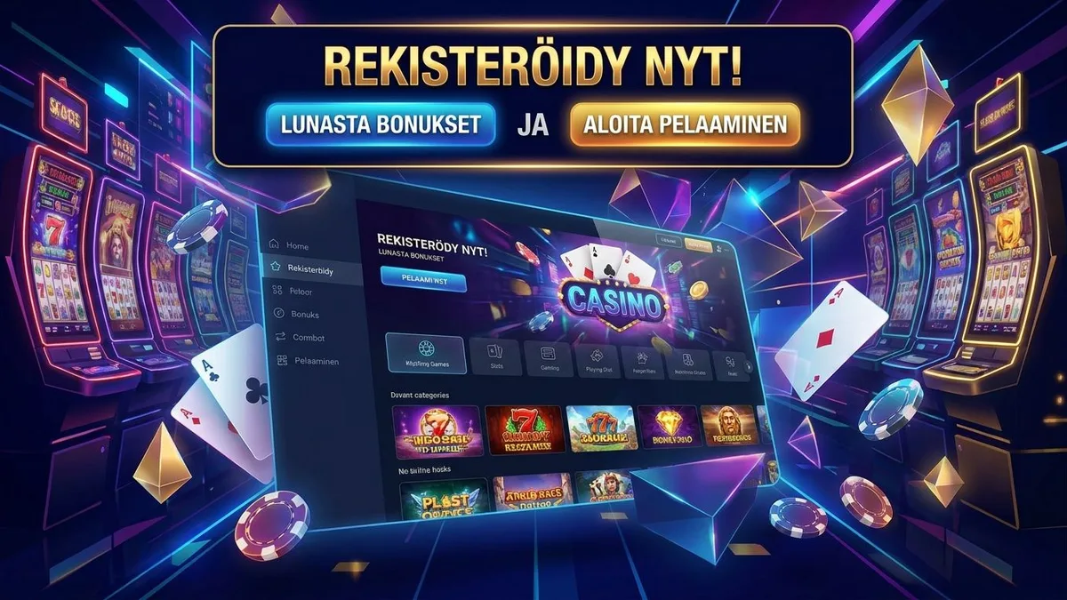 Rekisteröidy bonuksen kanssa